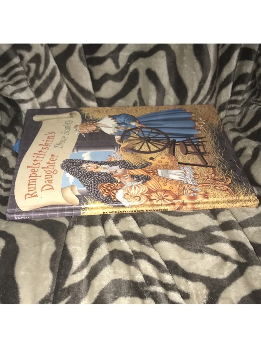 Rumpelstiltskin's Daughter 1997 Picture Book - Blue & Gold Cover damaged